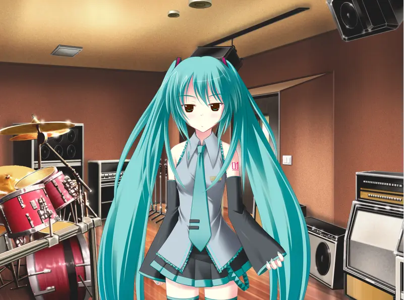 图片[2]-初音未来-注视着你瞳里未来的歌谣（KRKR＋PC端） | 羽翼社-羽翼社