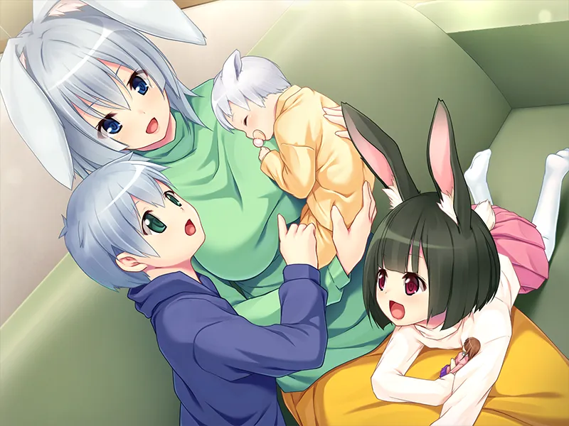 图片[2]-辉夜姫是充满母性的萝莉婆婆。 ～和兔耳女仆一起欺负新郎～（PC端） | 羽翼社-羽翼社