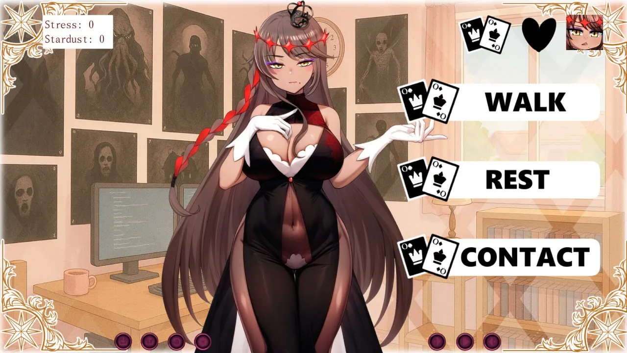 每天都跟召唤出的克苏鲁少女玩桌游v1.0/Everyday I play board games with a summoned eldritch girl（PC端）-羽翼社