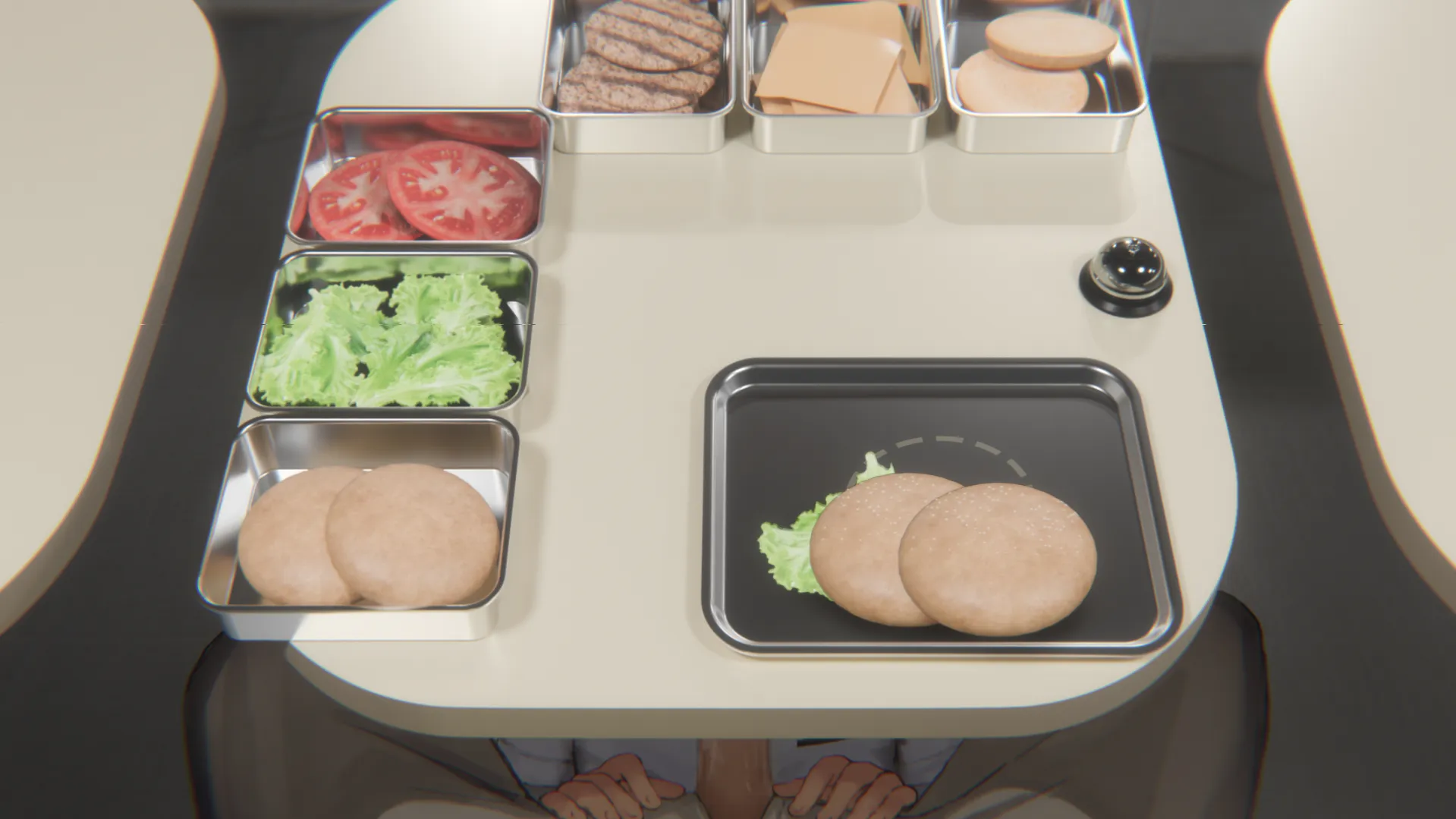 图片[1]-汉堡店四夜～边吃汉堡边能玩的小游戏～v1.0/Four Nights at the Burger Shop ～ハンバーガー食べながら食べられるミニゲーム～（PC端） | 羽翼社-羽翼社