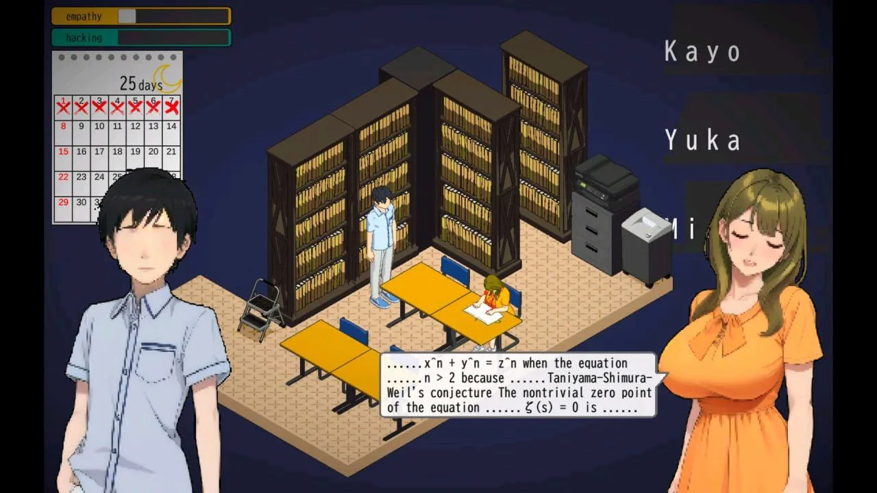图片[1]-Tokyo Colleoe Girls V1.0/东京女大学生：书呆子与蜂王（PC端） | 羽翼社-羽翼社